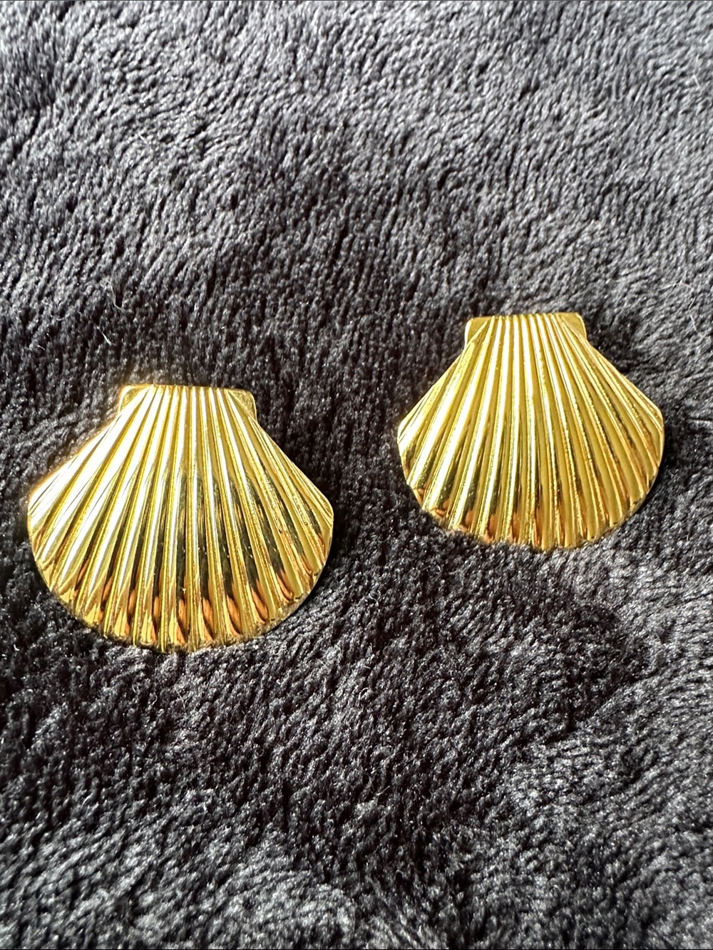 Gold Shell Earrings